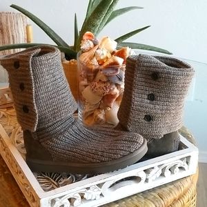 UGG knitted sweater boots